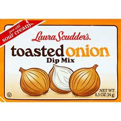 Laura Scudders Dip Mix Toasted Onion Wrapper - 0.5 Oz