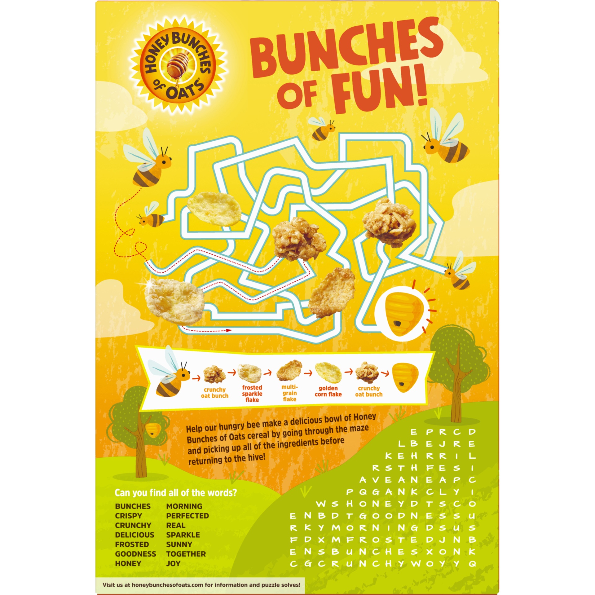 slide 6 of 8, Honey Bunches of Oats Honey Roasted Breakfast Cereal - 28oz - Post, 28 oz