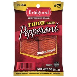 Bridgford Pepperoni Sliced Thick - 6 Oz