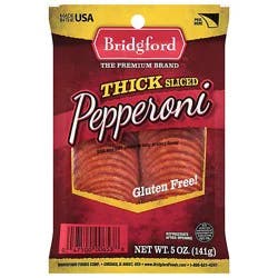 Bridgford Pepperoni Sliced Thick - 5 Oz