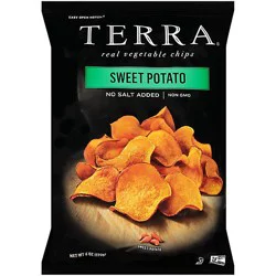 Terra Vegetable Chips Sweet Potato No Salt Added - 6 Oz