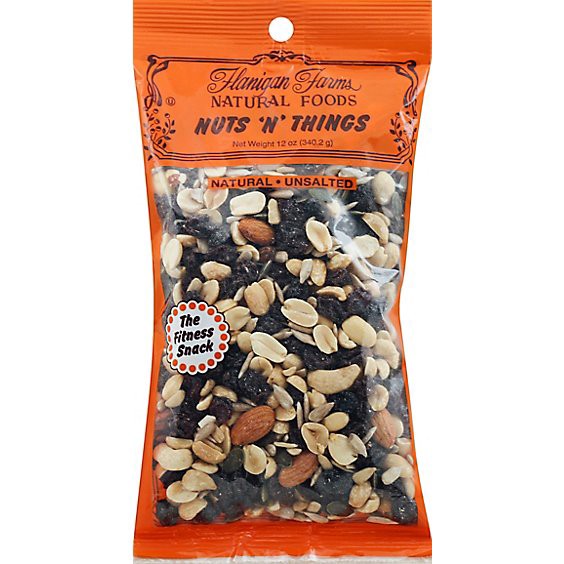 slide 1 of 1, Flanigan Farms Nuts N Things Natural Unsalted - 12 Oz, 12 oz