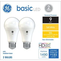 GE Light Bulbs 2 ea