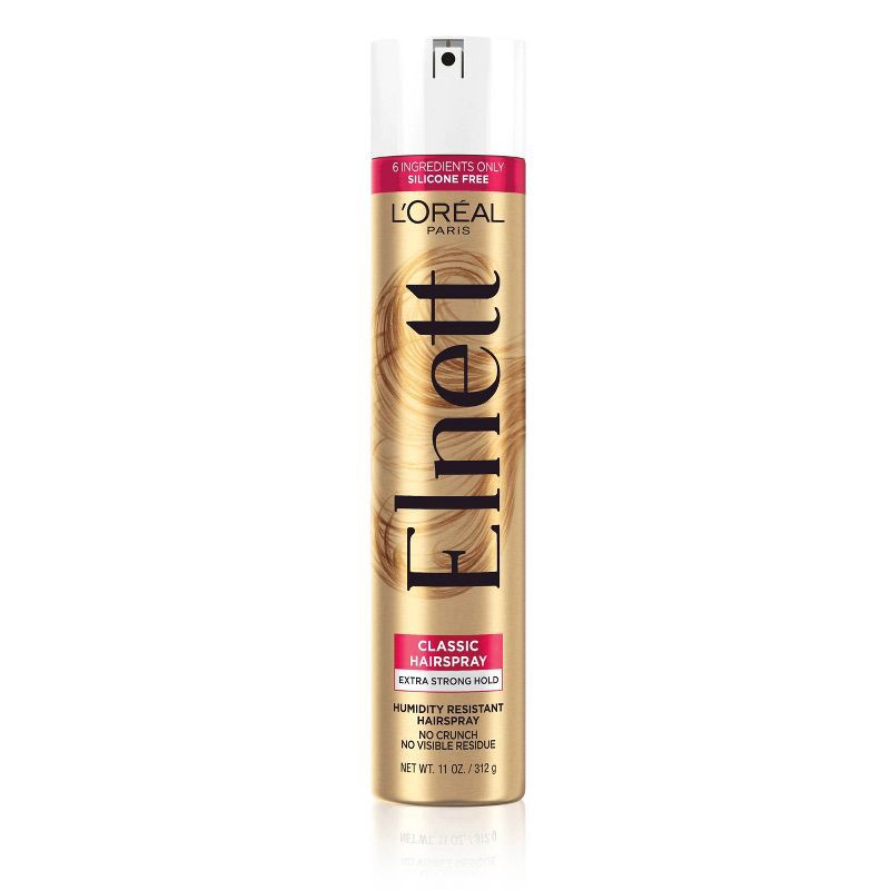 slide 1 of 9, L'Oreal Paris Elnett Satin Extra Strong Hold with UV Filter Hairspray - 11oz, 11 oz