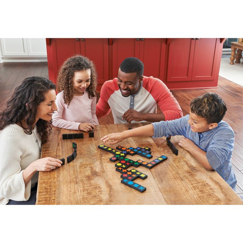 slide 2 of 3, Qwirkle Board Game: MindWare Educational Toy for 2-4 Players, Focus on Shapes & Colors, Quick 30-Minute Play, 1 ct