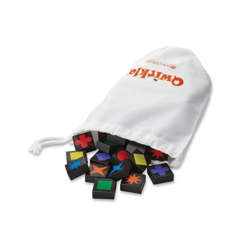 slide 3 of 3, Qwirkle Board Game: MindWare Educational Toy for 2-4 Players, Focus on Shapes & Colors, Quick 30-Minute Play, 1 ct