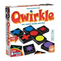 MindWare Qwirkle Board Game for Kids Ages 6+ Strategy Tile Game for Family Game Night 2-4 Players with 108 Wooden Tiles