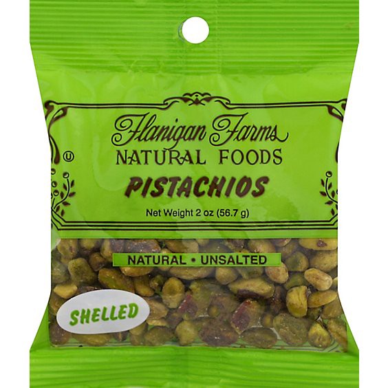 slide 1 of 1, Flanigan Farms Pistachio Nuts Special Shelled - 2 Oz, 2 oz