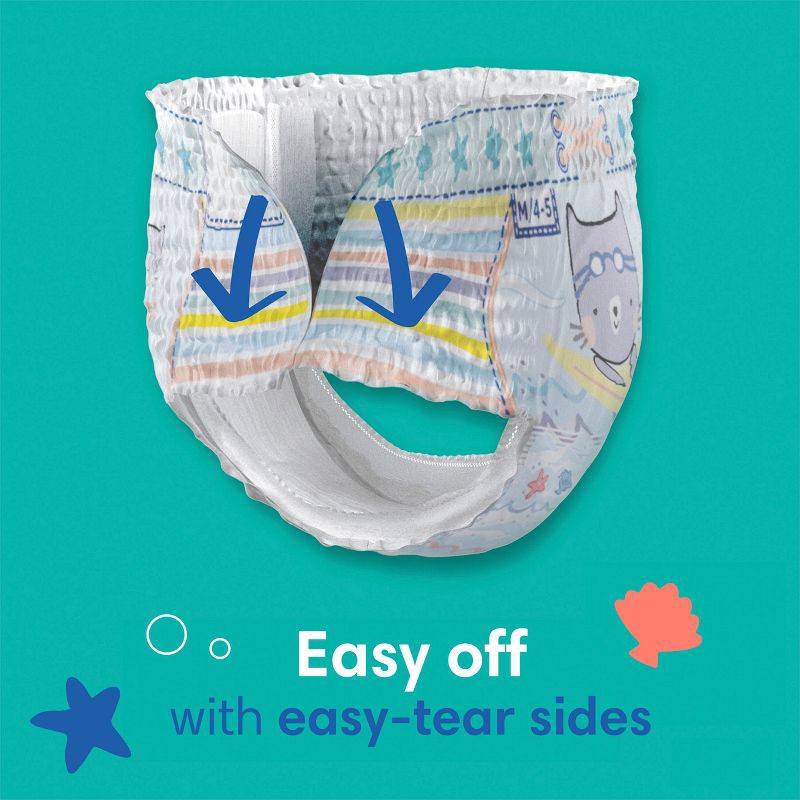 slide 4 of 11, Pampers Splashers Disposable Swim Pants Jumbo Pack - S - 20ct, 20 ct