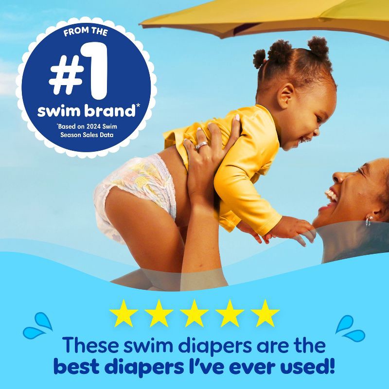 slide 9 of 14, Pampers Splashers Disposable Swim Pants Jumbo Pack - S - 20ct, 20 ct