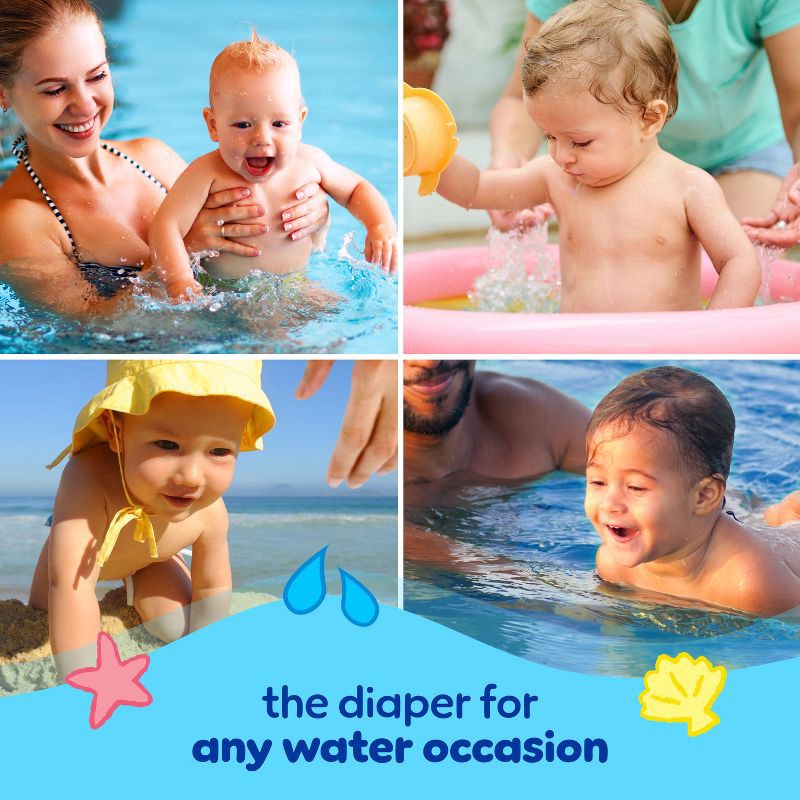 slide 8 of 14, Pampers Splashers Disposable Swim Pants Jumbo Pack - M - 18ct, 18 ct