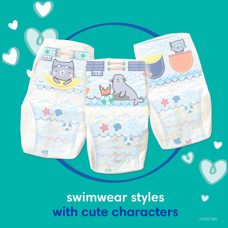 slide 9 of 11, Pampers Splashers Disposable Swim Pants Jumbo Pack - M - 18ct, 18 ct