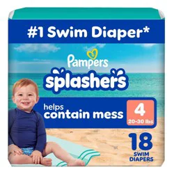 Pampers Splashers Disposable Swim Pants Jumbo Pack - M - 18ct