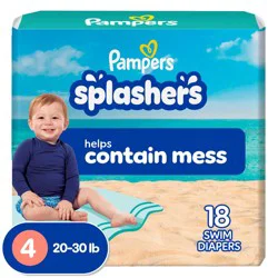 Pampers Splashers Disposable Swim Pants Jumbo Pack - M - 18ct