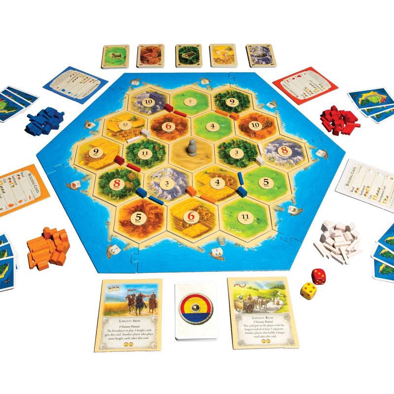 slide 4 of 7, Catan Studio Settlers of Catan Board Game, 1 ct