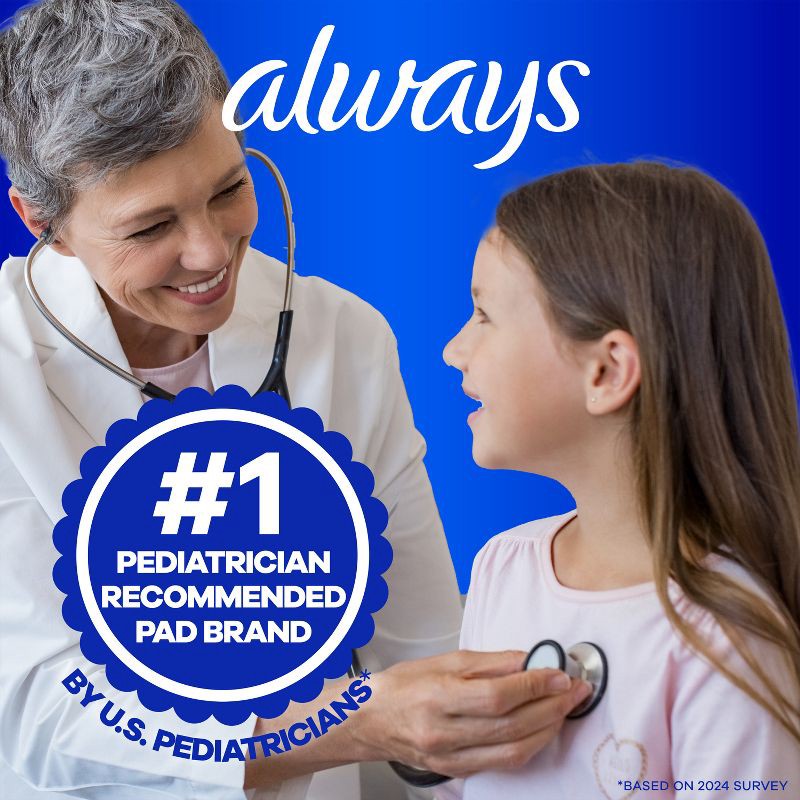 slide 13 of 14, Always Ultra Thin Overnight Pads with Wings - Unscented - Size 4 - 36ct, 4 - 36 ct