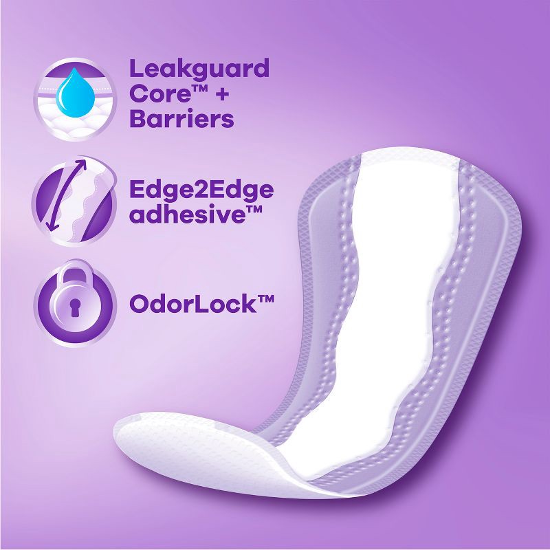 slide 2 of 10, Always Dailies Extra Protection Unscented Panty Liners - Long - 108ct, 108 ct