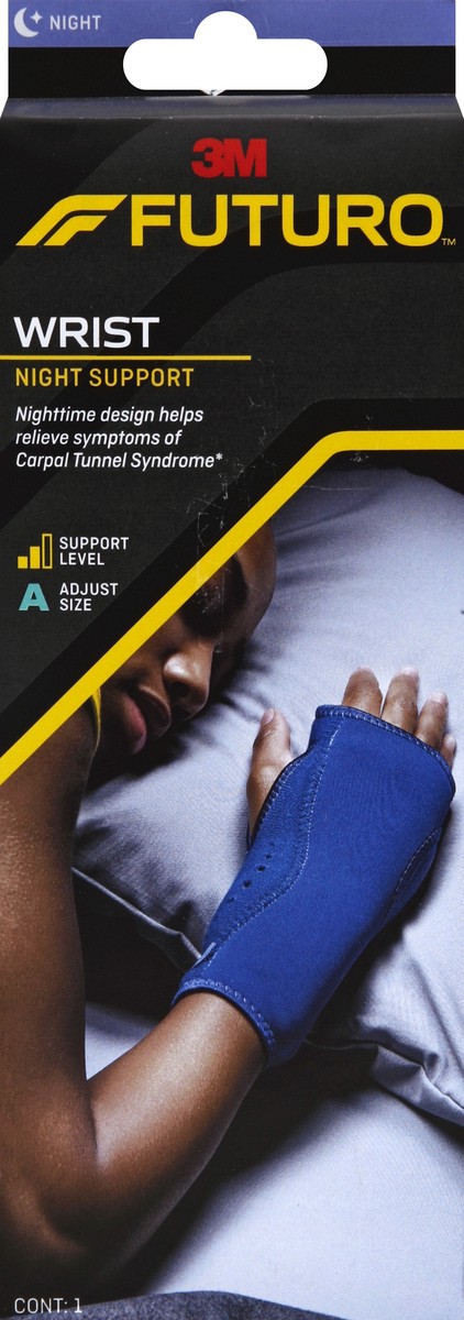 slide 2 of 4, Futuro Night Wrist Support Adjustable size - 1ct, 1 ct