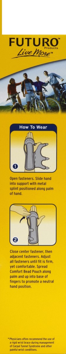 slide 4 of 4, Futuro Night Wrist Support Adjustable size - 1ct, 1 ct