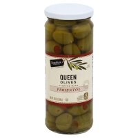 slide 1 of 1, Signature Select Stuffed with Pimientos Queen Green Olives 10 oz, 10 oz