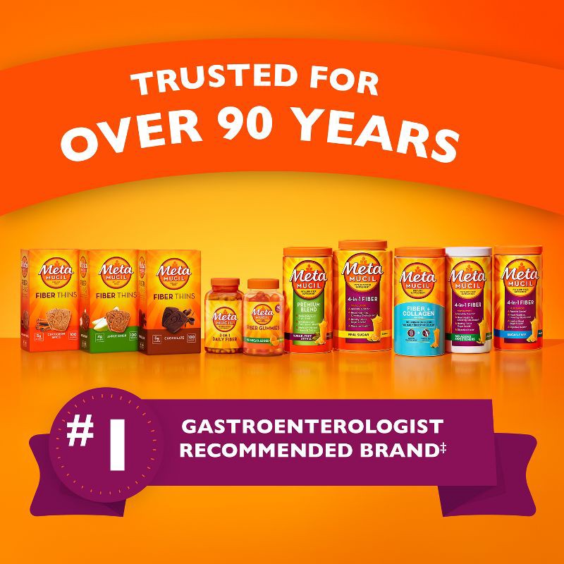 slide 7 of 9, Metamucil Multi-grain Fiber Wafers - Cinnamon Spice - 9.3oz/12ct, 9.3 oz, 12 ct