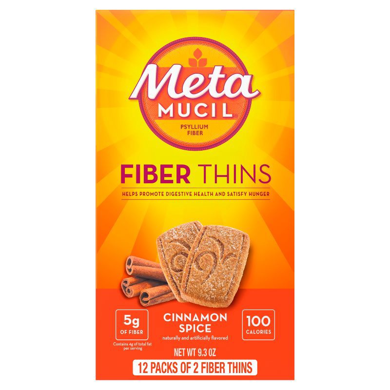 slide 1 of 9, Metamucil Multi-grain Fiber Wafers - Cinnamon Spice - 12ct, 12 ct