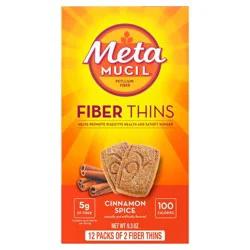 Metamucil Multi-grain Fiber Wafers - Cinnamon Spice - 9.3oz/12ct