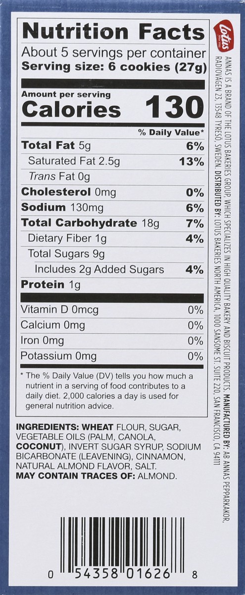 slide 2 of 13, Anna's Almond Thins Delicate Swedish Cookies, 5.25 oz