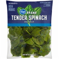 slide 1 of 1, Kroger Tender Spinach, 10 oz