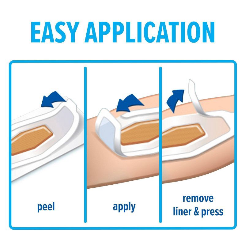 slide 5 of 19, Nexcare Waterproof Bandages, Clear, Assorted, 50 ct, 50 ct