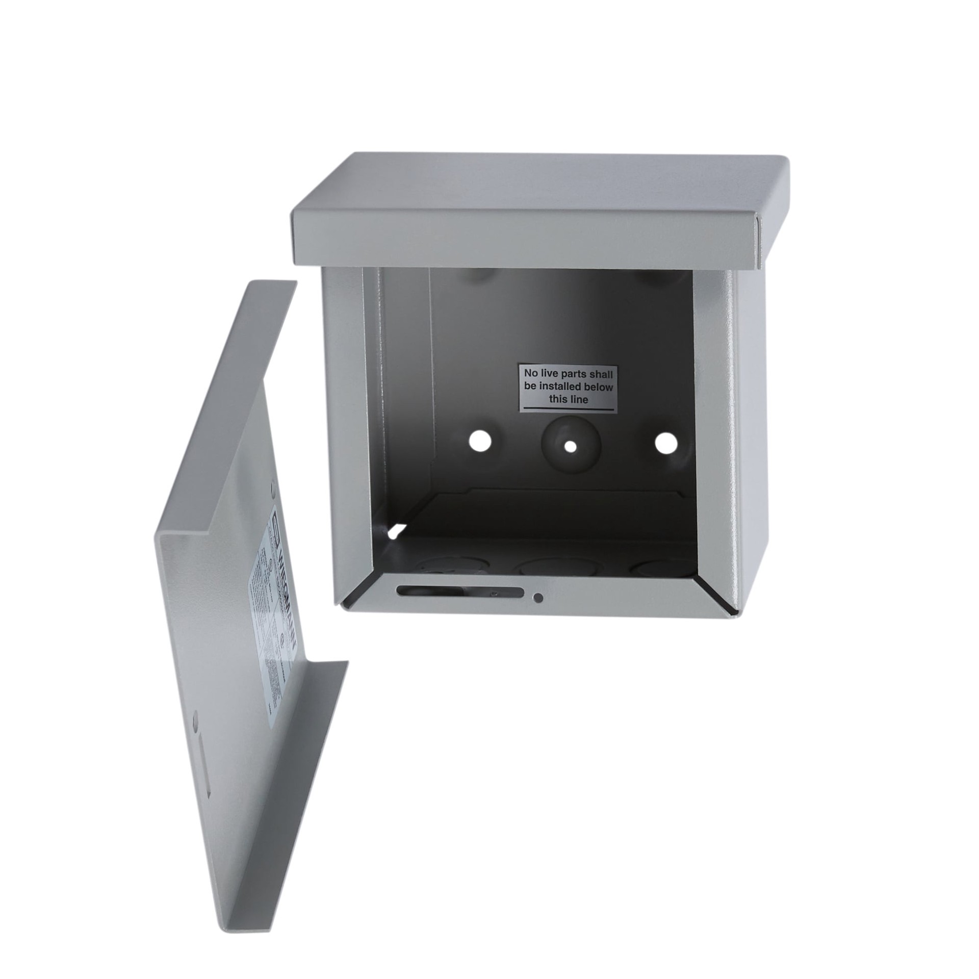slide 2 of 6, Hubbell Wiegmann Metal Weatherproof New work Enclosure Electrical Box, 1 ct