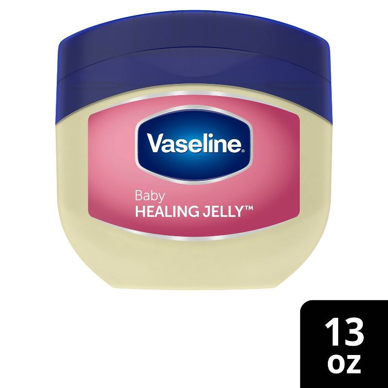 slide 1 of 11, Vaseline Baby Hypoallergenic Petroleum Healing Jelly & Diaper Rash Skin Protectant - 13oz, 13 oz