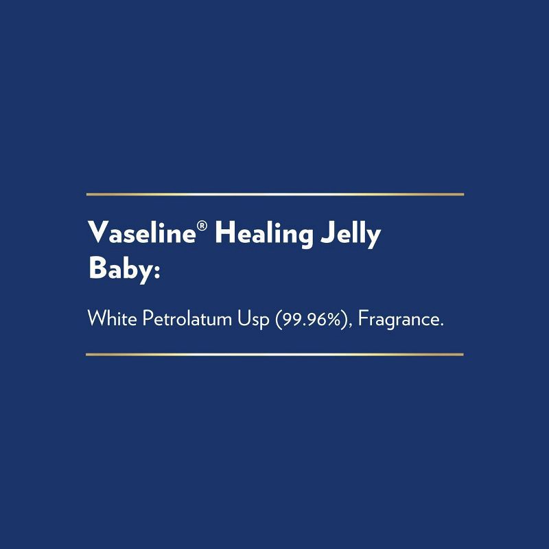 slide 8 of 10, Vaseline Baby Hypoallergenic Petroleum Healing Jelly & Diaper Rash Skin Protectant - 13oz, 13 oz