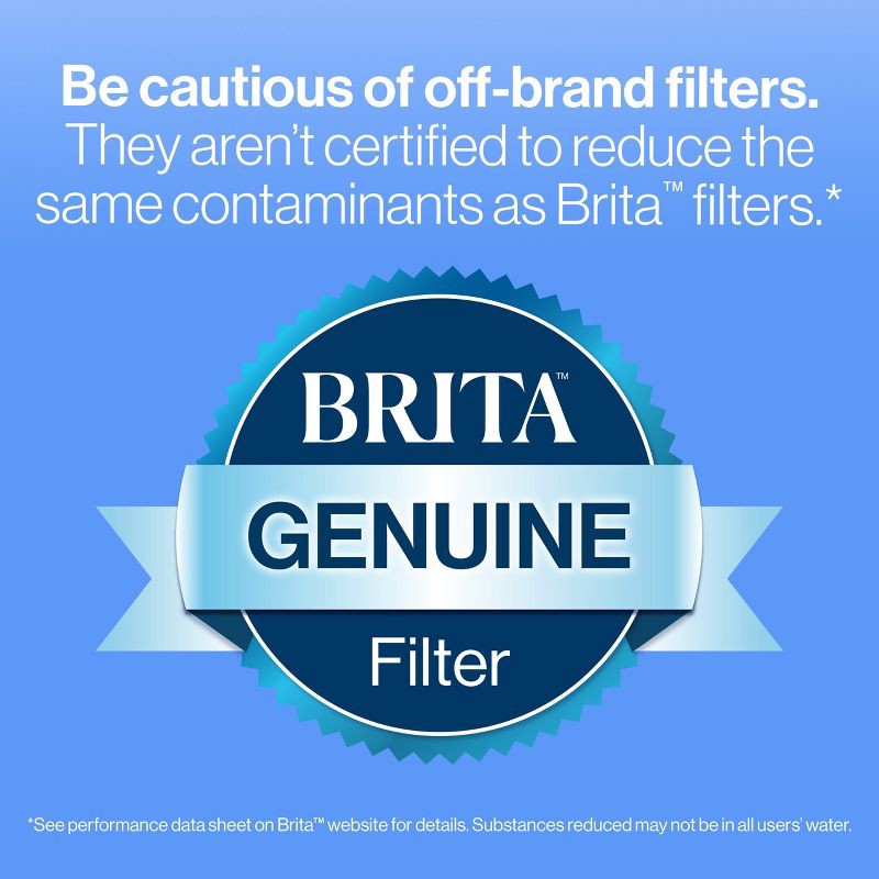 slide 4 of 15, Brita Replacement Water Filters for Brita Water Pitchers and Dispensers - 4ct: Reduces Odors, 2-Month Filter Life, 4 ct