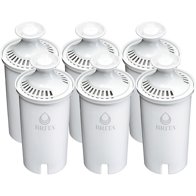 slide 2 of 13, Brita Replacement Water Filters for Brita Water Pitchers and Dispensers - 6ct: Reduces Odors, Filters Chlorine, 6 ct