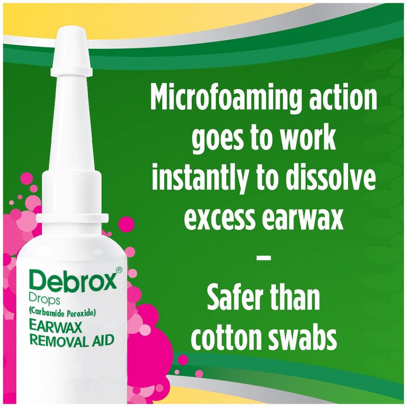 slide 5 of 11, Debrox Ear Drops for Earwax Removal - 0.5 fl oz, 0.5 fl oz