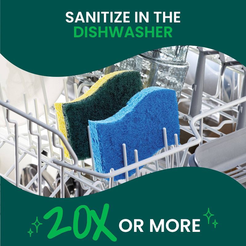 slide 6 of 12, Scotch-Brite Zero-Scratch Scrub Sponges - 9ct, 9 ct