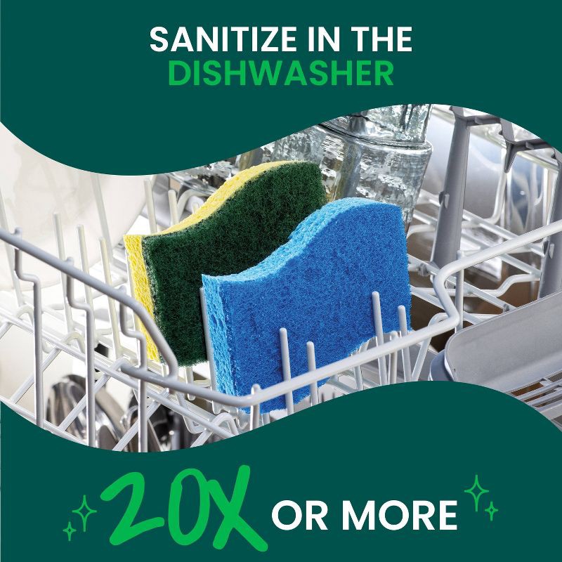 slide 7 of 11, Scotch-Brite Heavy Duty Scrub Sponges - 6ct, 6 ct