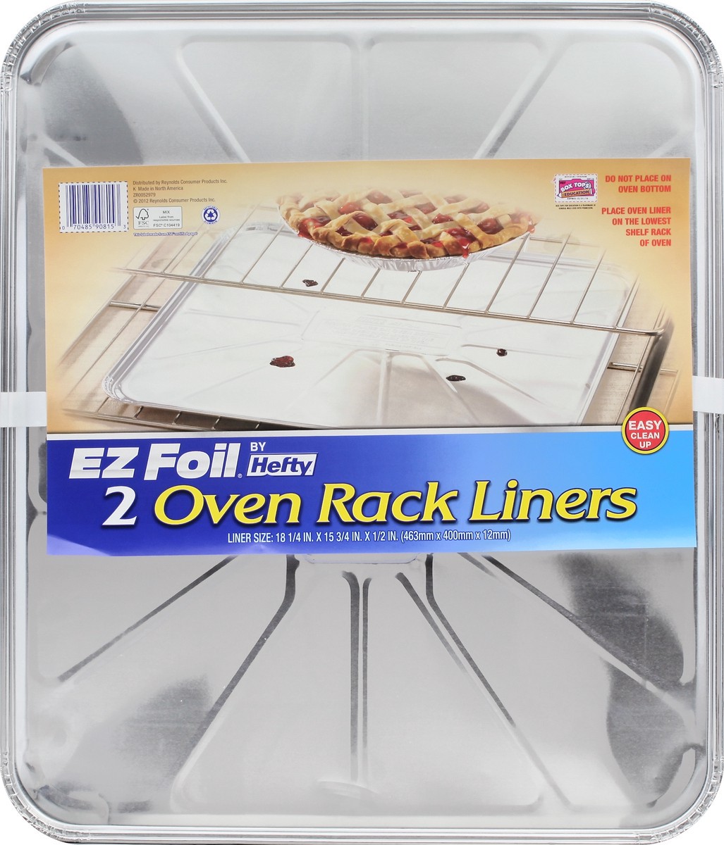 slide 4 of 4, EZ Foil Oven Liners, 2 ct