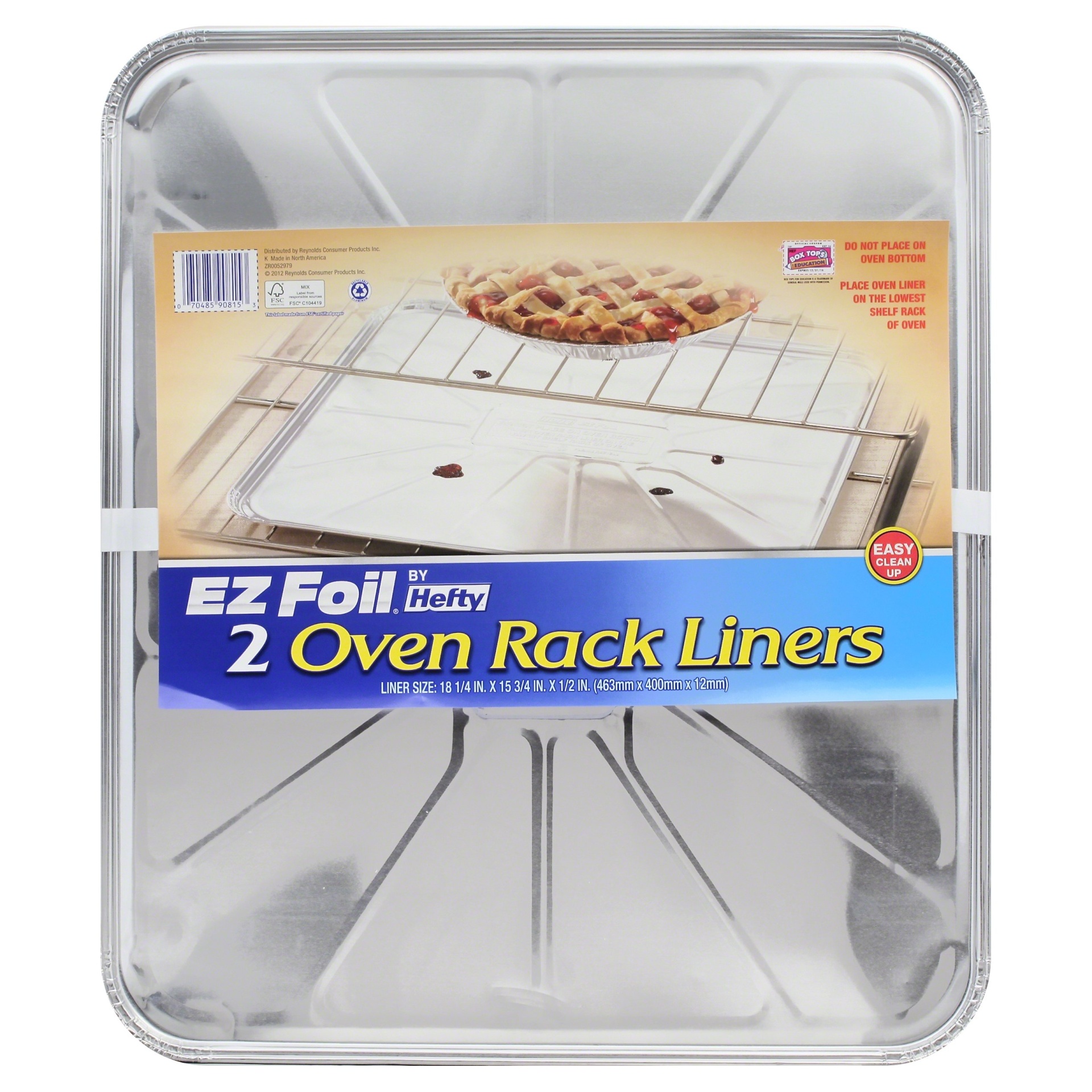 slide 1 of 4, EZ Foil Oven Liners, 2 ct