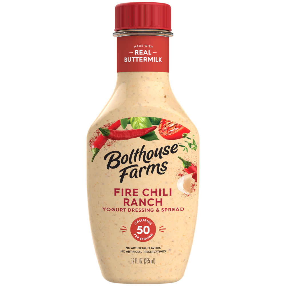slide 1 of 2, Bolthouse Farms Fire Chili Ranch Yogurt Dressing & Spread - 12 fl oz, 12 fl oz