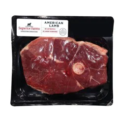 Superior Farms American Lamb Leg Center Cut Steak Boneless, Antibiotic Free per lb