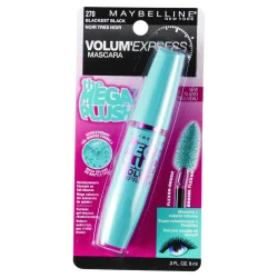 Maybelline Volum' Express The Mega Plush Waterproof Mascara - 270 Blackest Black - 0.3 fl oz