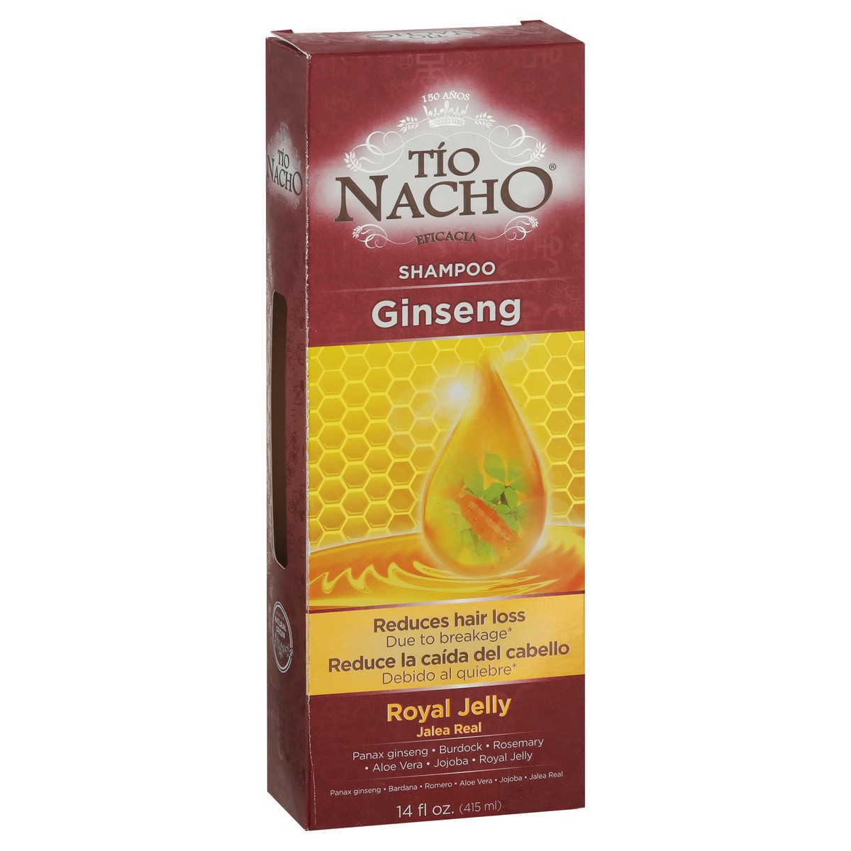 slide 2 of 9, Tío Nacho Royal Jelly Ginseng Shampoo 14 fl oz, 14 fl oz