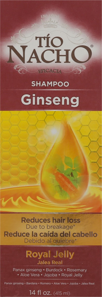 slide 6 of 9, Tío Nacho Royal Jelly Ginseng Shampoo 14 fl oz, 14 fl oz