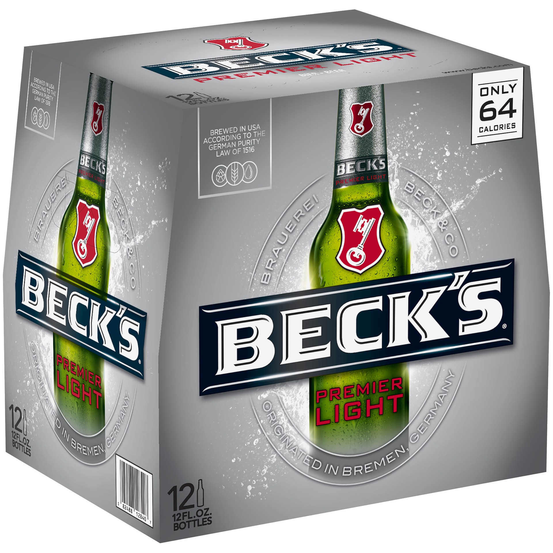 slide 1 of 8, Beck's Premier Light Beer, 12 Pack 12 fl. oz. Bottles, 12 ct; 12 oz