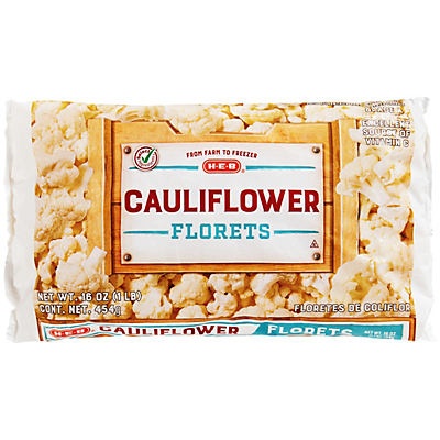 slide 1 of 1, H-E-B Cauliflower Florets, 16 oz