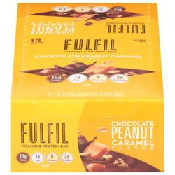 Fulfil Chocolate Peanut Caramel Vitamin & Protein Bars