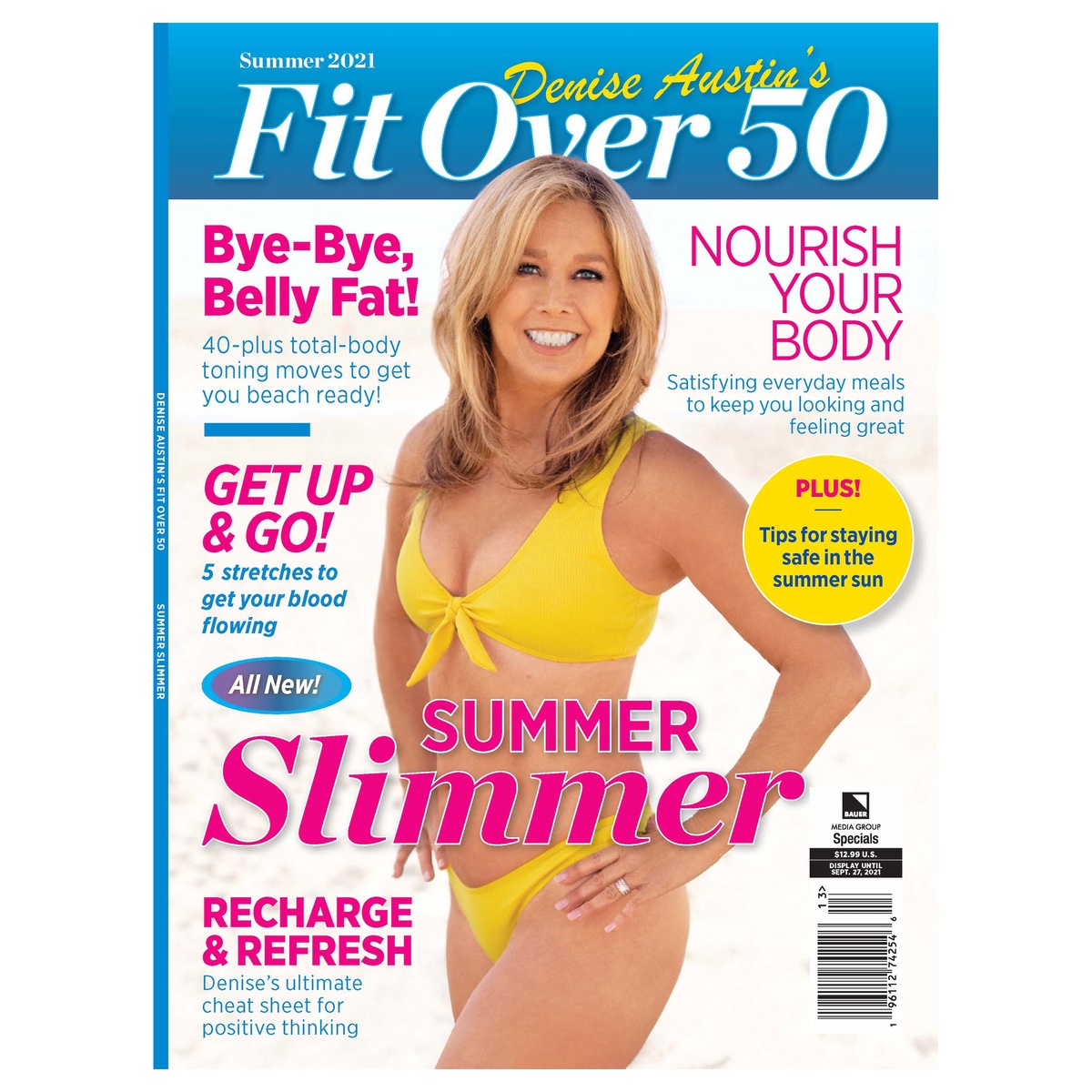 slide 1 of 1, Denise Austin's Fit Over 50 Magazine, Summer Slimmer, 1 ct