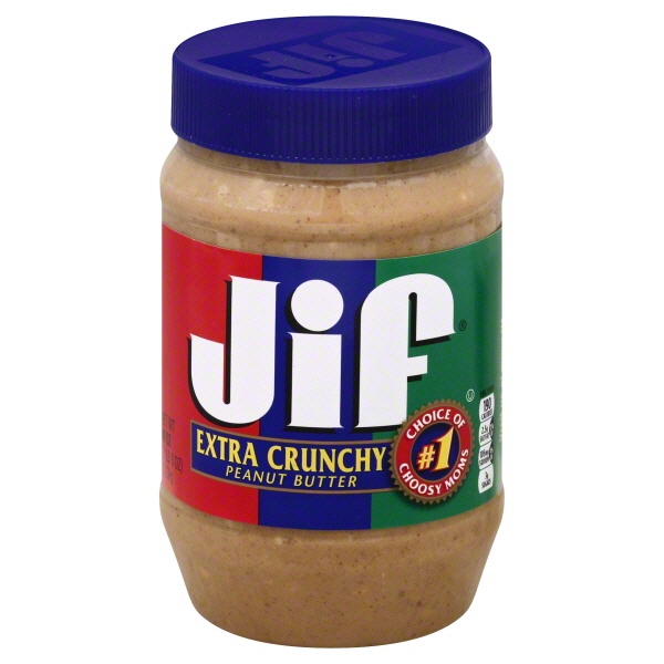 slide 1 of 1, Jif Peanut Butter Extra Crunchy, 40 oz